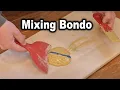 Hoe Bondo voor hout te mengen en aan te brengen | The Fixer Clips