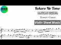 Download Lagu Free Sheet [Karaoke] Kokoro No Tomo - Mayumi Itsuwa [Violin Sheet Music]