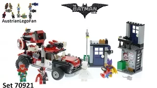 Lego Batman Movie 70921 Harley Quinn Cannonball Attack - Lego Speed Build Review