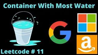 CONTAINER WITH MOST WATER LEETCODE 11 PYTHON 2 POINTERS SOLUTION
