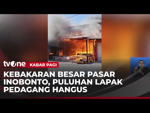 Puluhan Kios Luluh Lantak Dilahap Si Jago Merah