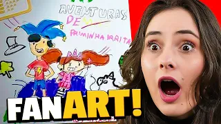 AS FANARTS QUE VOCÊS MANDAM PRA GENTE!!! | Dearo e Manu