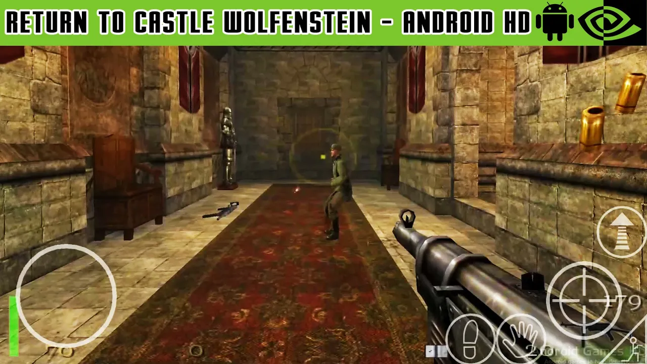 Return to Castle Wolfenstein - Gameplay Nvidia Shield Tablet Android 1080p (Android Games HD)