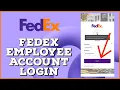 Fedex Employee Login How to Login Sign In Fedex Employee Account 2024