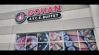 Hanging out at the local mall and having lunch at the GOHAN AYCE buffet