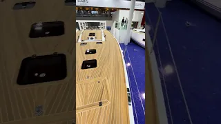 ‘Solaris Yachts once again showing how to do a pretty cool stand at the Düsseldorf boat show’ #yacht