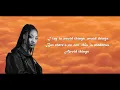 Tems - Avoid Things(Lyrics Video)