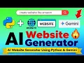 Website Creates Website Built With Python Gemini