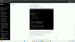 python object to json online