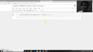SOLVING INTEGRATION EQUATION USING PYTHON JUPYTER NOTEBOOK