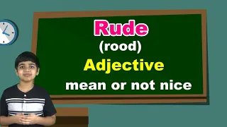 Synonyms for Words Rude