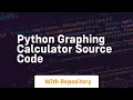 python graphing calculator source code