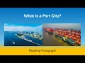 1 What is the port City