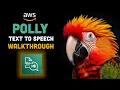 Text to Speech with Amazon Polly Console Demo Walkthrough