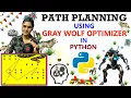 Python Code Path Planning with Grey Wolf Optimization GWO xRay Pixy