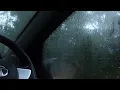 Download Lagu Stormy Rain \u0026 Thunder from Inside Car | Help Study, Meditation, PTSD, Insomnia \u0026 Tinnitus