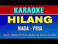 Download Lagu HILANG - KARAOKE | Nada Pria | Justy Aldrin ft Wizz Baker \u0026 Toton Caribo