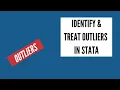 How to Identify and Treat Outliers in Stata Stata Tutorial