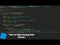 How To Make Saving DataStores - Roblox Studio Tutorial