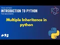 Multiple inheritances in Python