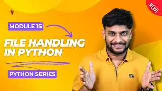 File handling Part 15 Python Series