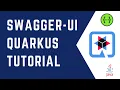 Swagger-ui with Quarkus Complete Tutorial QUARKUS OpenAPI Java