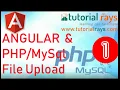 Part-2 Angular 7 File Upload - 2019 Angular Image upload with PHP MySql