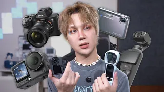 These are all the cameras I use to make content 📹 (beauty & vlogging cameras)