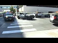 Police activity shuts down intersection in downtown Las Vegas