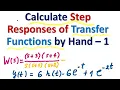 Calculate Step Responses of Transfer Functions by Hand - 1 Control Engineering Tutorial
