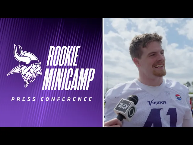 Video: Minnesota Vikings Team Press Conferences | Rookie Minicamp, May 8