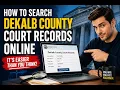 How to search DeKalb County court records online
