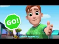 Red Light Green Light - Little Angel | Kids Cartoons & Nursery Rhymes | Moonbug Kids