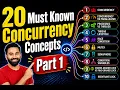 Java Concurrency Complete Course 20 Must-Know Multithreading Concepts Explained Simply Part 1
