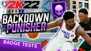 NBA 2K22 Best Finishing Badges 2K22 Post Moves Tips Backdown Punisher Badge