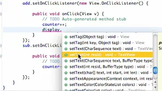 Android Application Development Tutorial 10 Using setText method for our button YouTube 2017