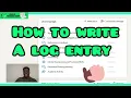 Learning Log Entries Made EASY