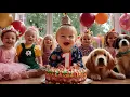 Happy Birthday Song | Fun Birthday Song for Kids | Cute Baby Dance Party! 🎉 | Neela Tota