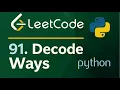 Leetcode 91 - Decode Ways
