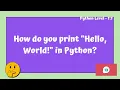 FullStack Factoids Python 1 1