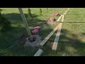 Delmoko Installs Privacy Fence Part 10 - Finishing Up Pole Installation
