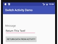 Return Data From Activity Android Programming