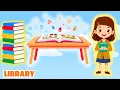 Visiting the Library - Educational for Kids