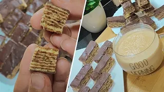 بسكوت الويفر إزاي ماجربناش الوصفة من زمان قومي جربيها حالا بسكوت الويفر أو كيك الويفر 