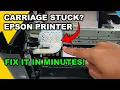 Lagu How to Fix an Epson Printhead Stuck in the Middle or Left Side