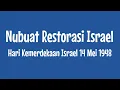 Download Lagu Nubuat Restorasi Israel (Hari Kemerdekaan Israel 14 Mei 1948)