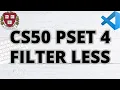 CS50 FILTER LESS PROBLEM SET 4 SOLUTION