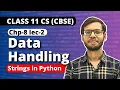 Chapter 8 Data handling String in Python Class 11 Computer Science Class 11 Python in Hindi
