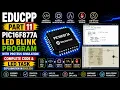 EDUCPP Part 11 PIC16F877A LED Blink Program Complete Code Proteus Simulation LED Task Explained i
