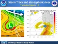 NWS San Diego - significant rainfall potential from atmospheric river March 10-11